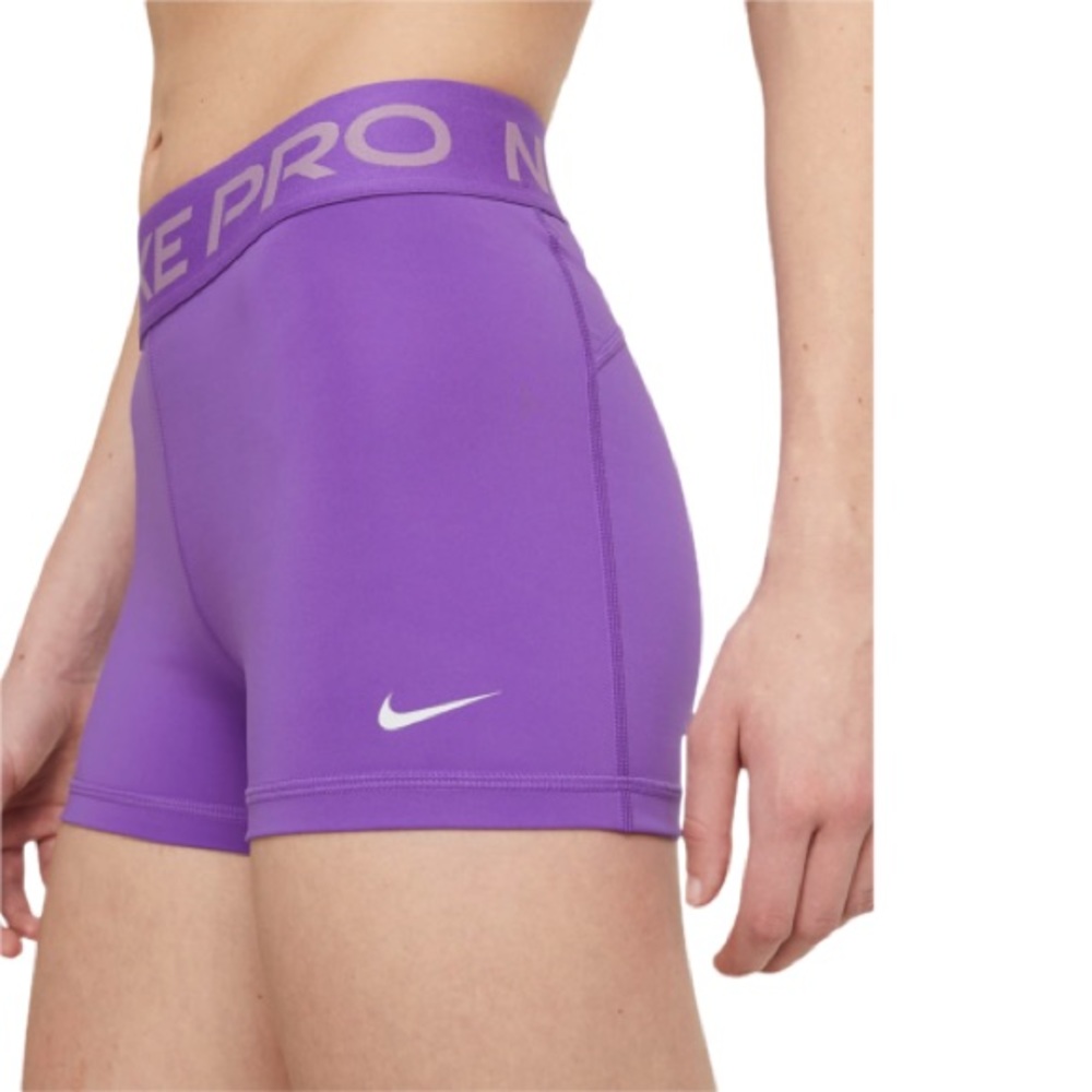 BRAND NEW WITH TAGS NIKE PRO PURPLE SHORTS 3 IN SIZE L LARGE FITS M